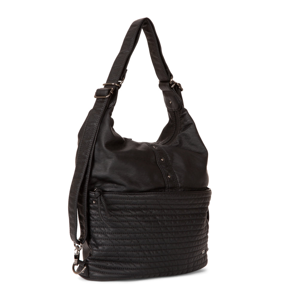 Quilted Convertible Hobo Handbag - Bentley