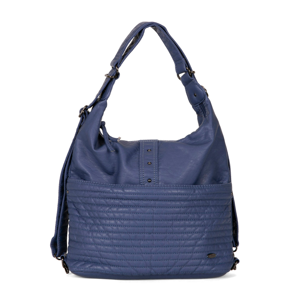 Quilted Convertible Hobo Handbag - Bentley
