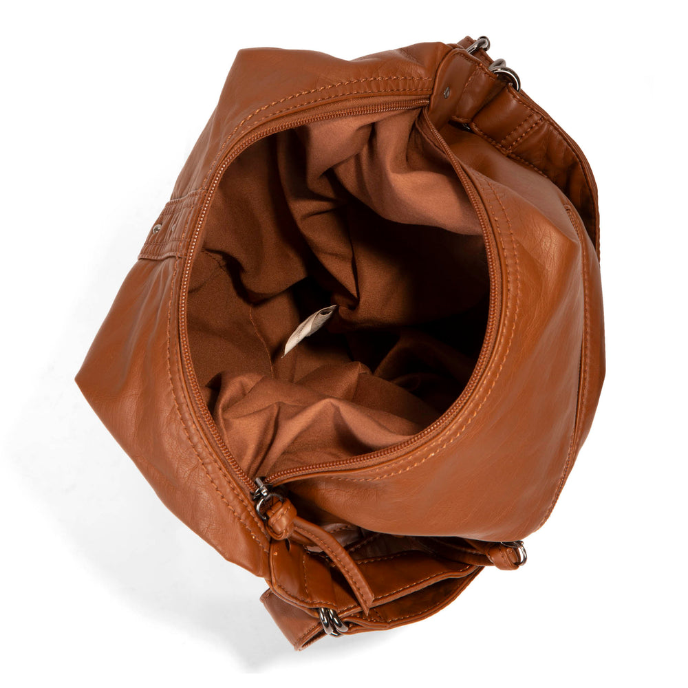 Quilted Convertible Hobo Handbag - Bentley