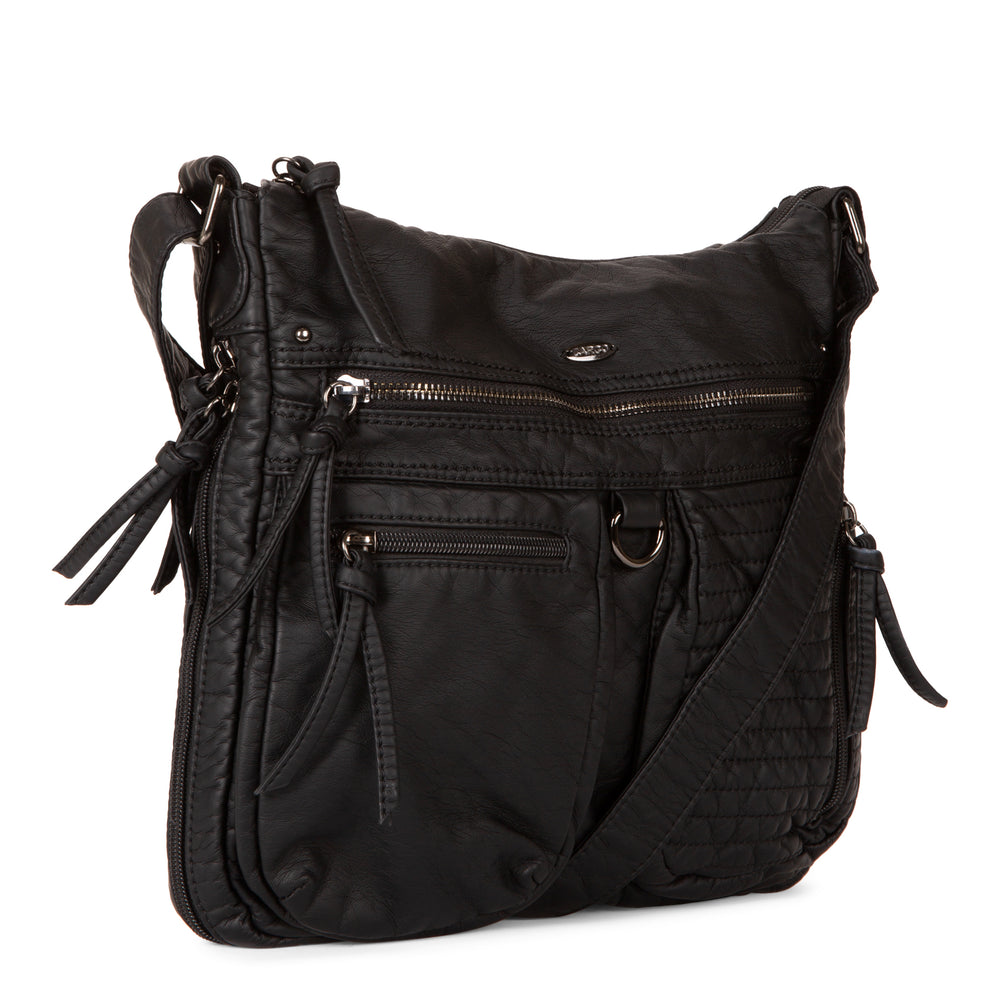 Medium Quilted Expandable Crossbody with Front Pockets - Bentley