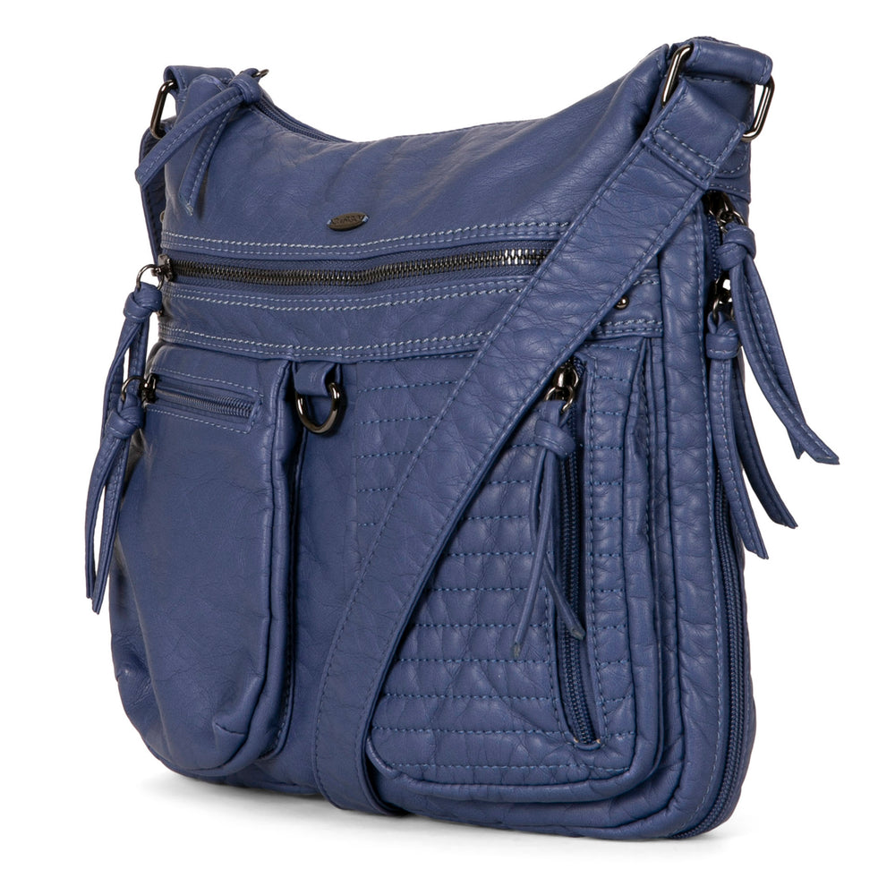 Medium Quilted Expandable Crossbody with Front Pockets - Bentley
