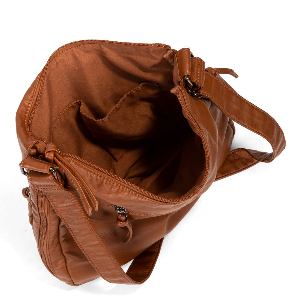 Medium Quilted Expandable Crossbody with Front Pockets - Bentley