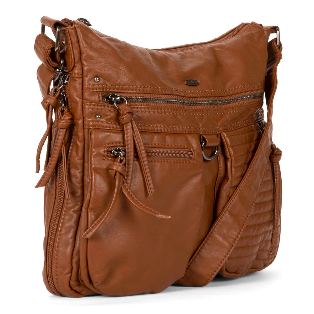 Medium Quilted Expandable Crossbody with Front Pockets - Bentley