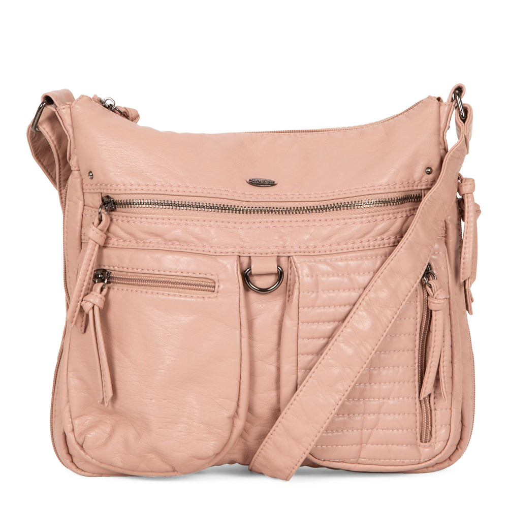 Medium Quilted Expandable Crossbody with Front Pockets - Bentley