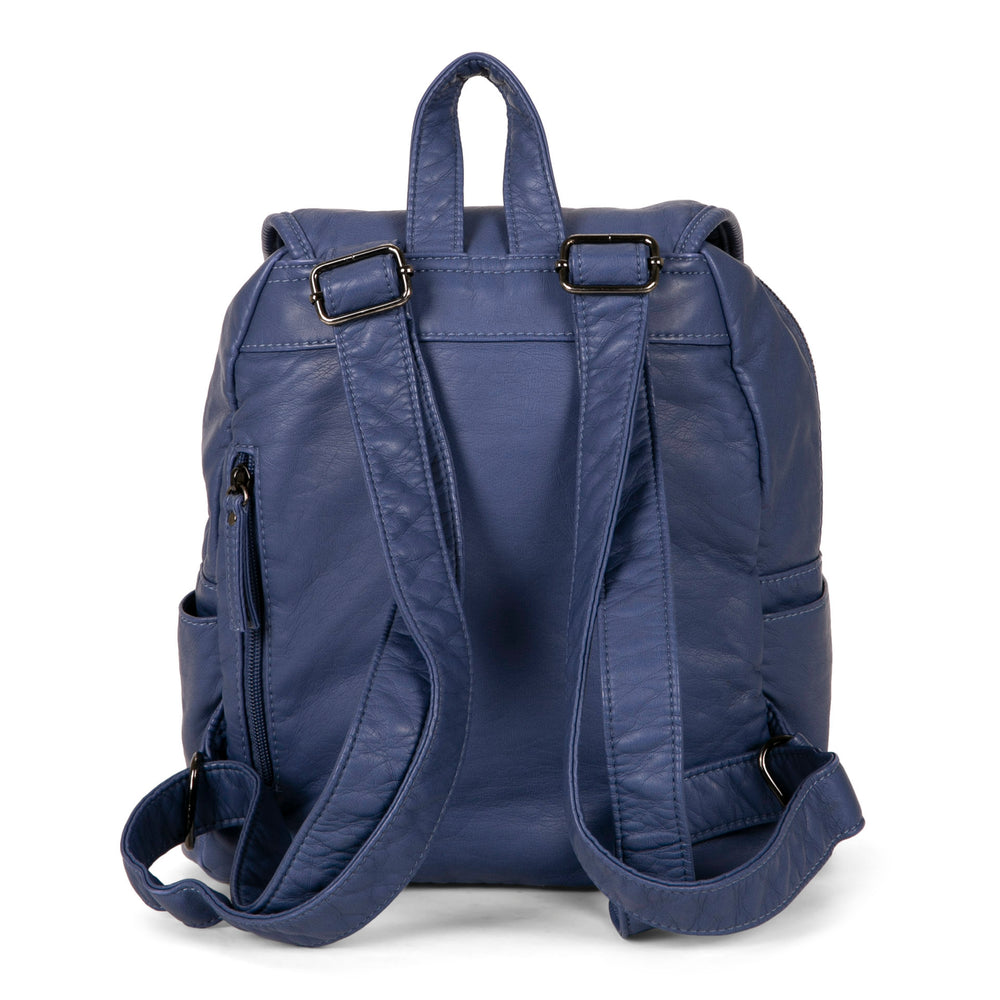 Quilted Flap Backpack - Bentley