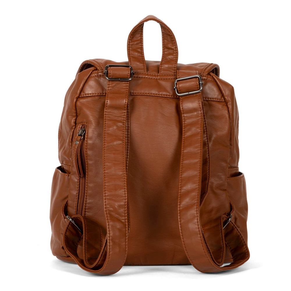 Quilted Flap Backpack - Bentley