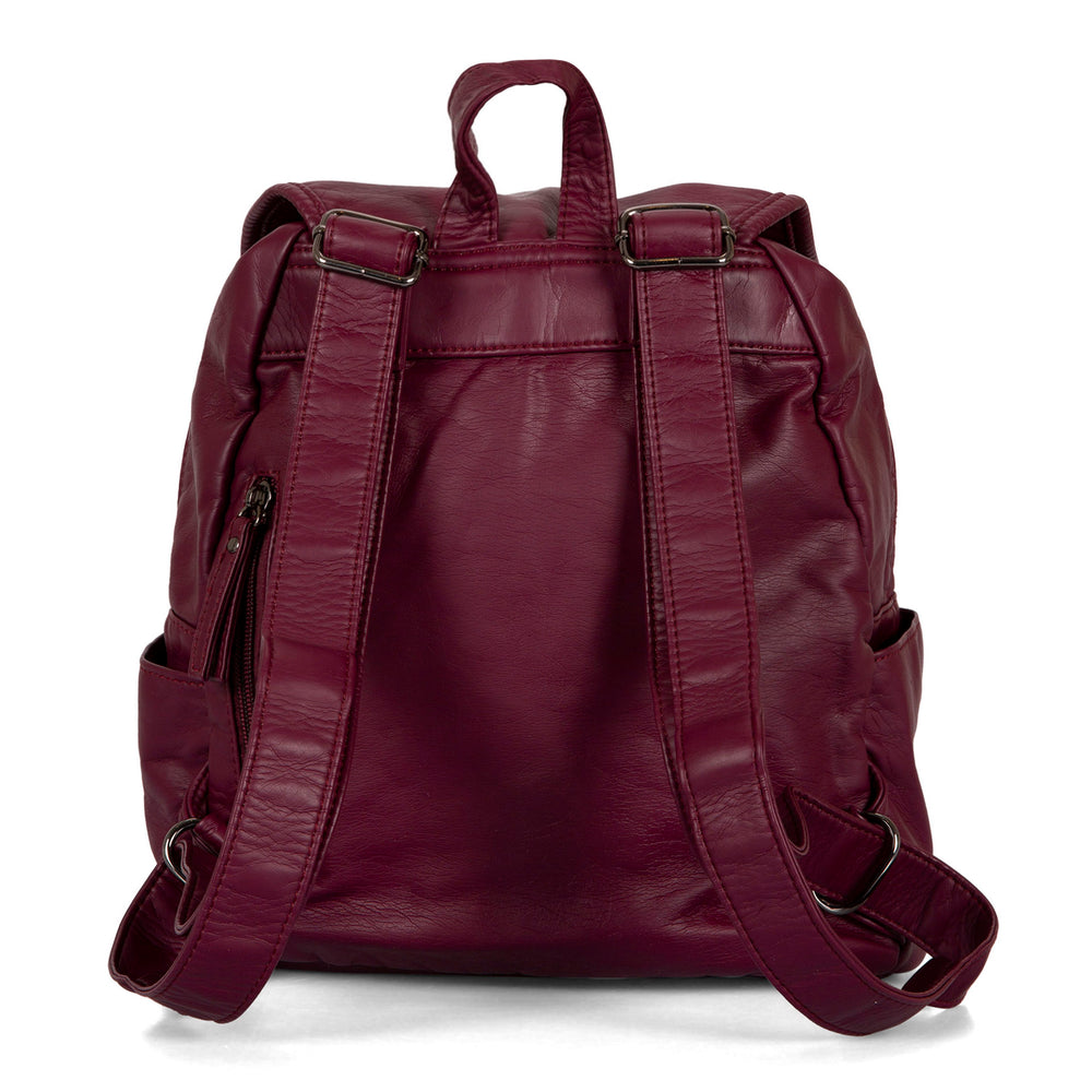 Quilted Flap Backpack - Bentley