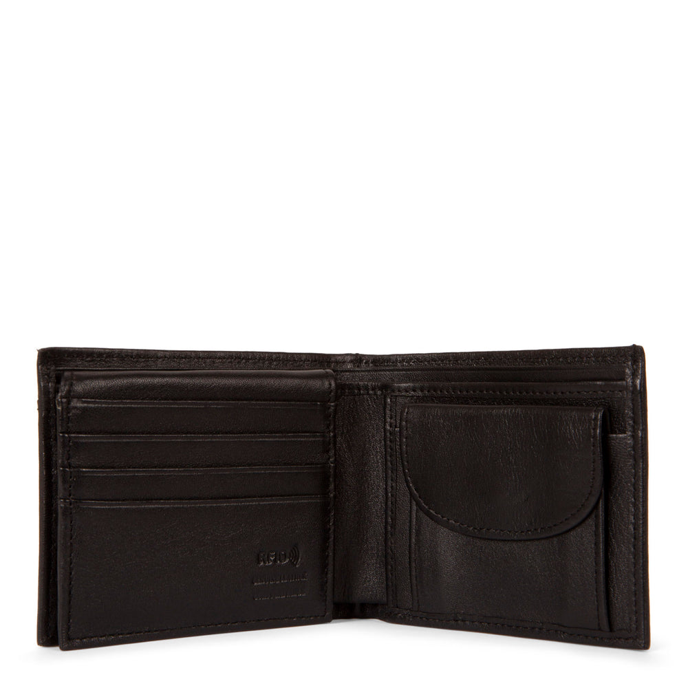 Leather RFID Flip-Up Wing Wallet - Bentley