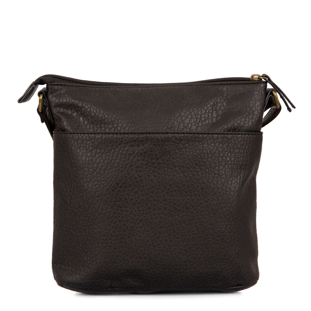 Pebbled N/S Crossbody Bag - Bentley