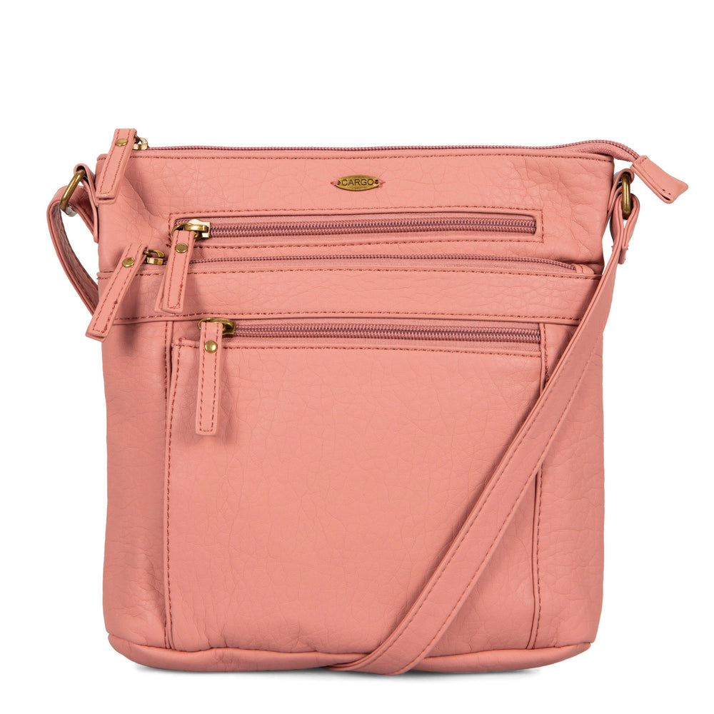 Pebbled N/S Crossbody Bag - Bentley