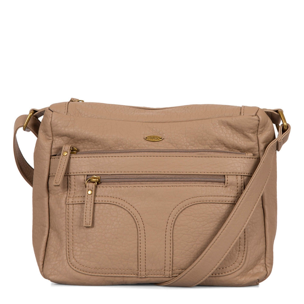 Pebbled E/W Crossbody Bag - Bentley
