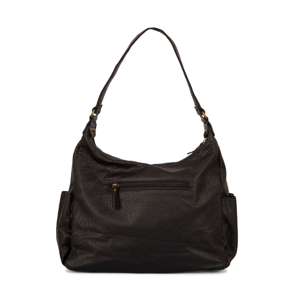 Pebbled Hobo Bag - Bentley