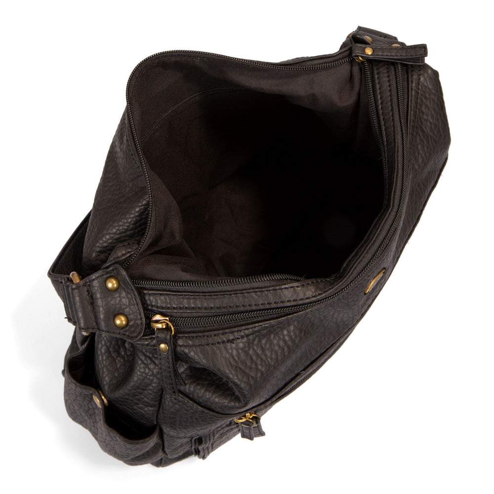 Pebbled Hobo Bag - Bentley