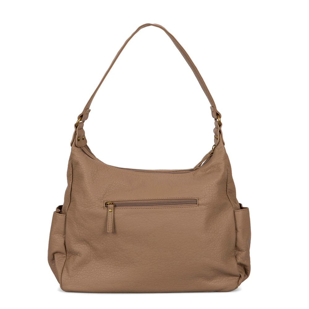 Pebbled Hobo Bag - Bentley